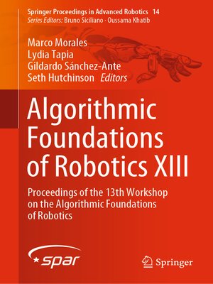 cover image of Algorithmic Foundations of Robotics XIII